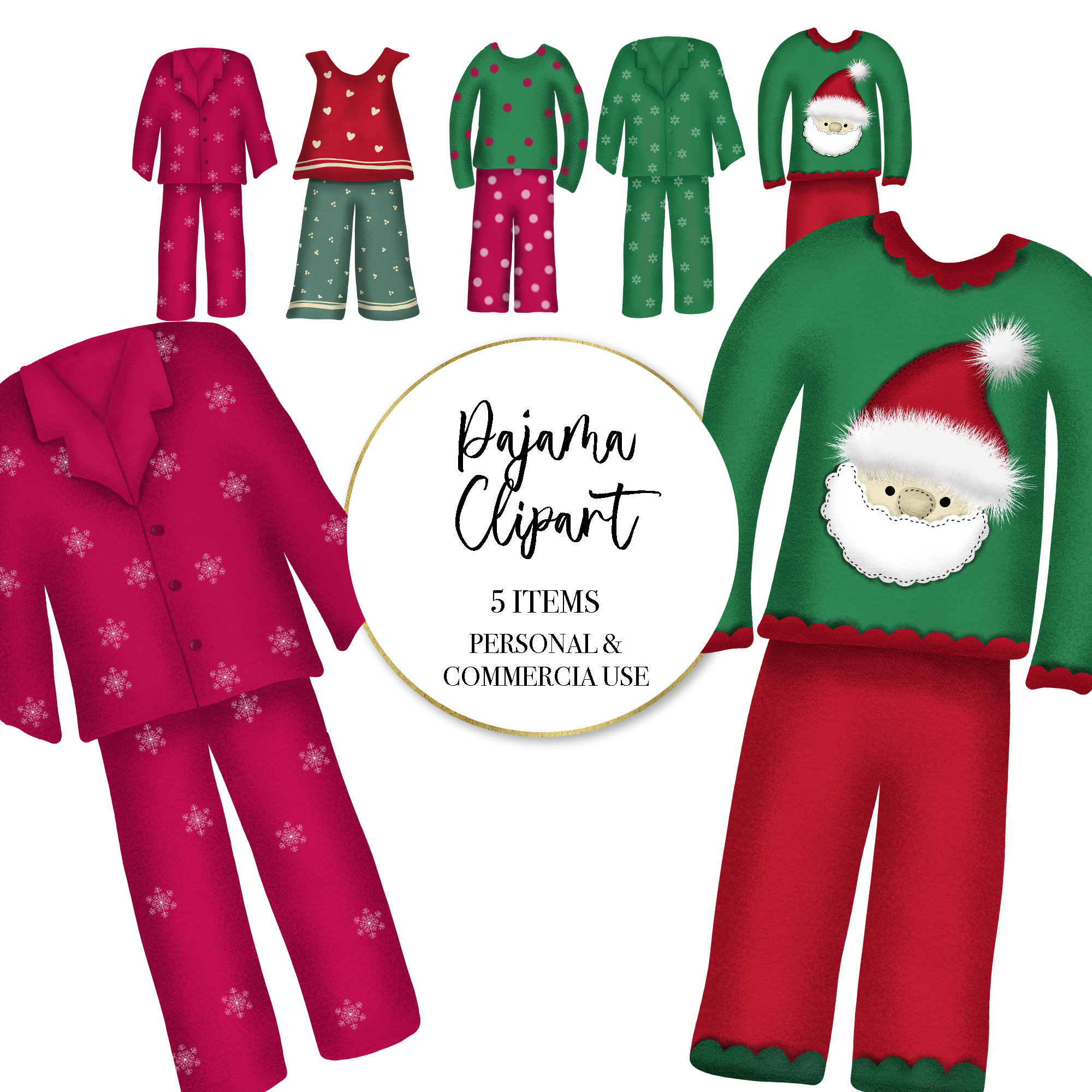 Free Clipart Pajama Party