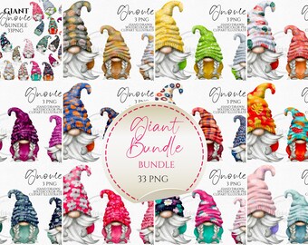 Red Pink Roses Gnomes Clipart PNG Bundle Roses Gonks Hand Drawn ...