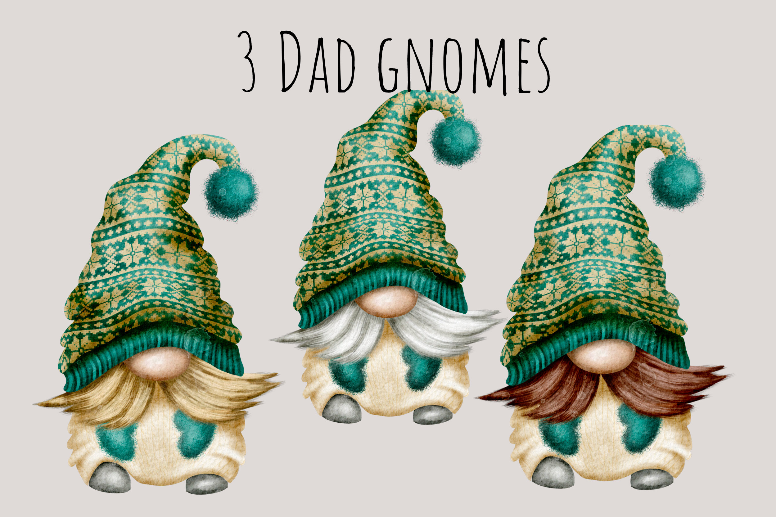 Family knitted gnomes fall dad mom gnome children gnome hand  etsy