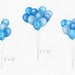Blue Baby Balloon Clipart, New Baby Nursey Pattern Bunches Instant ...