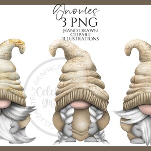 Old Letters Gnome Clipart png Hand Drawn Watercolor Junk Journal Scrapbook Gonk Clipart Digital Illustration Instant Download Commercial Use