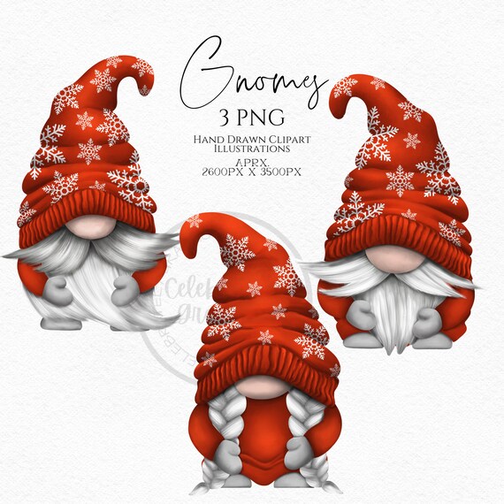 Red christmas gnome Clearance