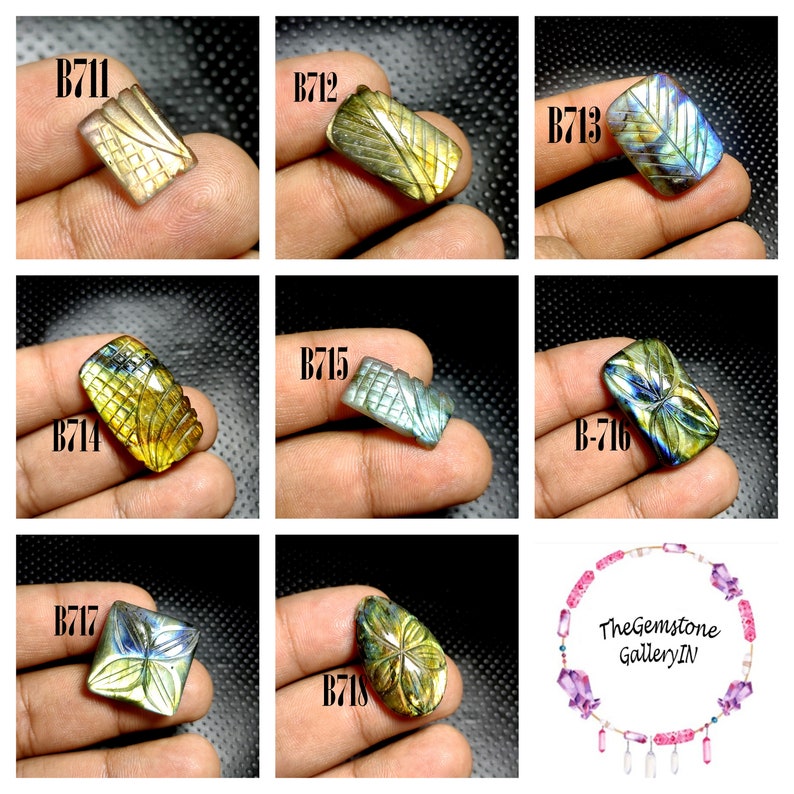 Gemstone Labradorite Carving Gemstone For Jewelry