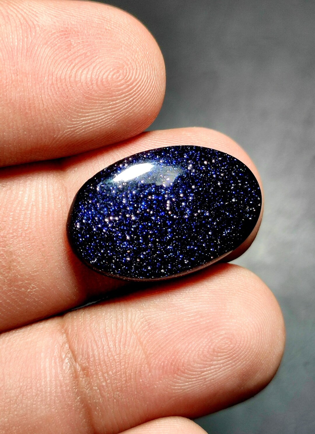 Sparkingly Blue Galaxy Sun Sitara Stone Loose Gemstone Etsy