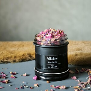 Pot-pourri di fragranze naturali in barattolo di vetro con petali di rosa, lavanda e fiordalisi – fragranza orientale per ambienti con il “profumo d’Oriente”