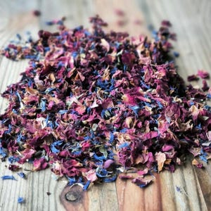 Coriandoli di fiori da favola - Biodegradabili / Coriandoli da matrimonio / Coriandoli naturali per feste / Decorazione da tavola