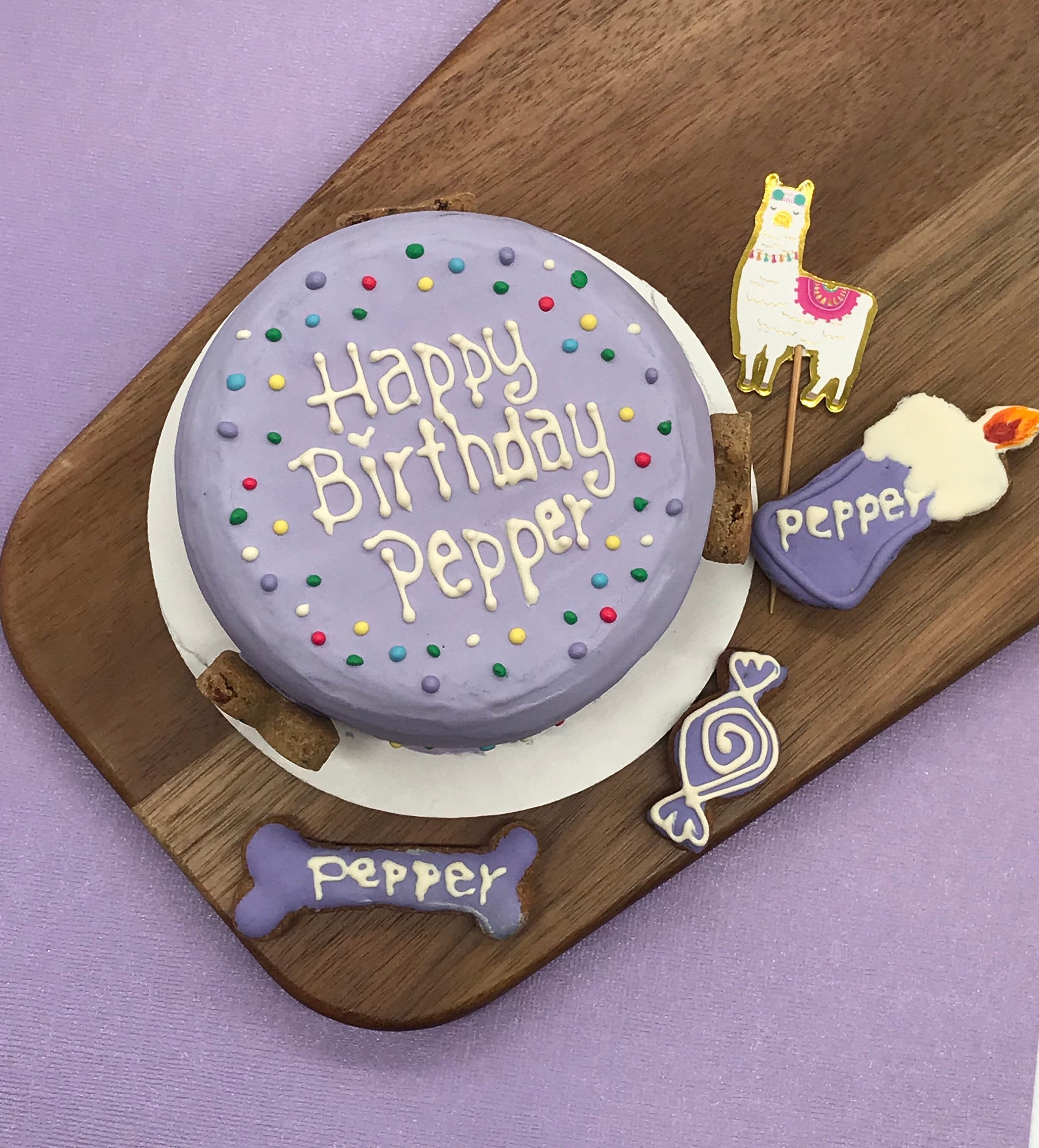 Dots - Dog Birthday Cake for a Pawty