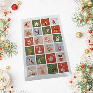 24 Day Advent Calendar for Dogs - decorated cookies - ships by the 15 for delivery before December