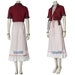 Aerith Gainsborough Cosplay Costume Dress from Final Fantasy 7 FF7 Outfit 