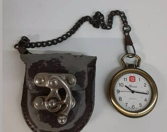 ronica quartz pocket watch