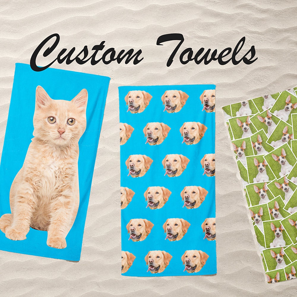 Custom Face Beach Towels Custom Beach Towels with your face Etsy