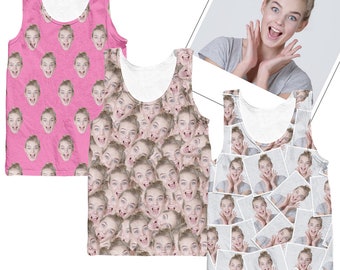 Custom Personalized Tank Tops, Personalized Tank Top, Personalized Gift, Personalized Tank, Custom Tank, Add Your Text, Photo Tank Top