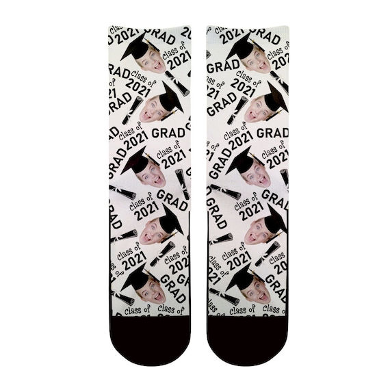 Graduation Socks Personalized Graduation Gift for Him Her Etsy
