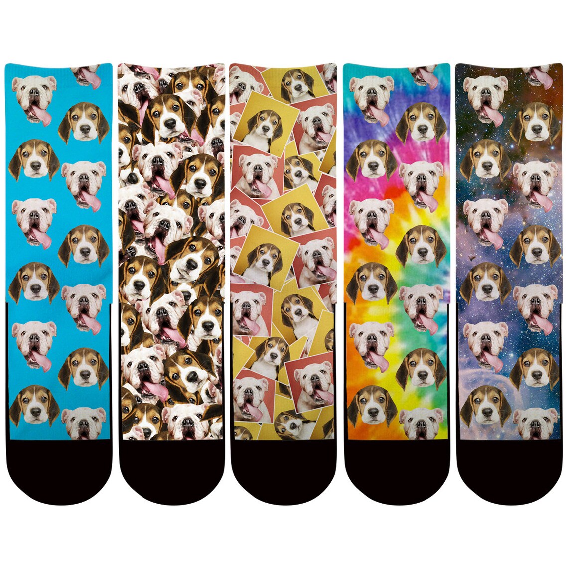 Custom Dog Face Socks Custom Photo Face Socks Personalized Etsy
