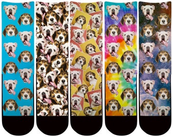 Custom Dog Face Socks, Custom Photo Face Socks, Personalized Socks, Face Socks, Custom Socks Face, Custom Pet Socks, Custom Dog Socks,