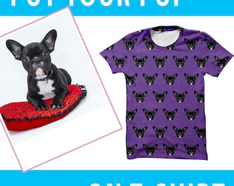 Custom photo Face Shirt, Personalized Face shirts, Your Face on T-shirt, Custom Pet shirt, Collage Face Shirt, Birthday Gift, Custom Gift