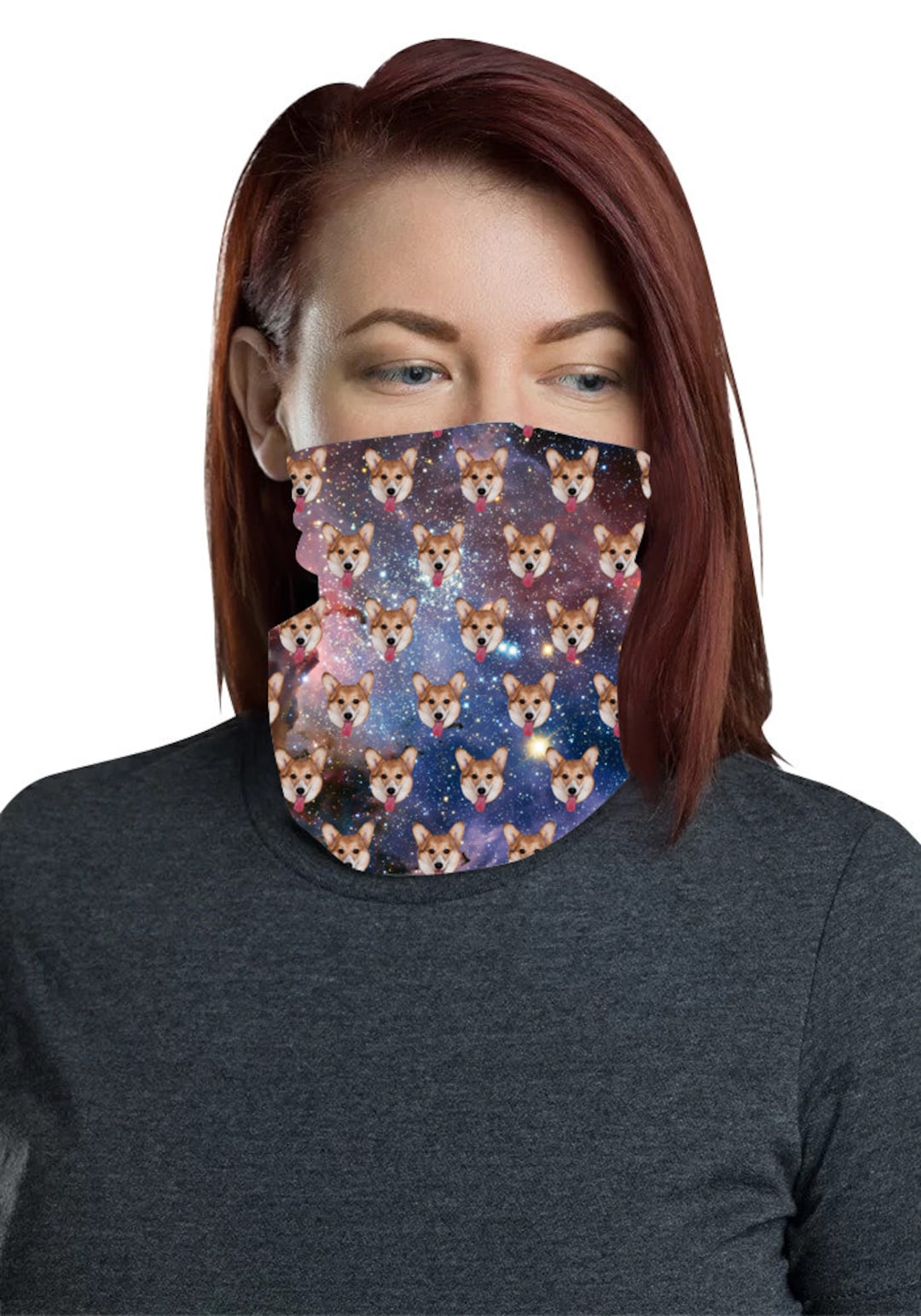 Custom Neck Gaiter, Adult and Child Size, Washable Neck Gaiter