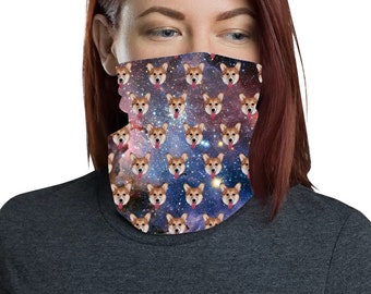 Custom neck gaiter, Adult and Child Size, Washable neck gaiter, Personalized your neck gaiter, Made in USA.