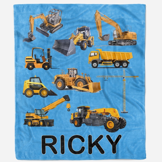 Kids construction online blanket