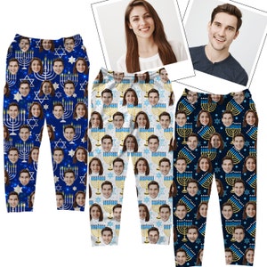 Custom Hanukkah Pajama Pants, Family Hanukkah Pajamas, Family Christmas Pajama Pants, Matching Family Pajamas, Holiday Pajamas, Family PJs