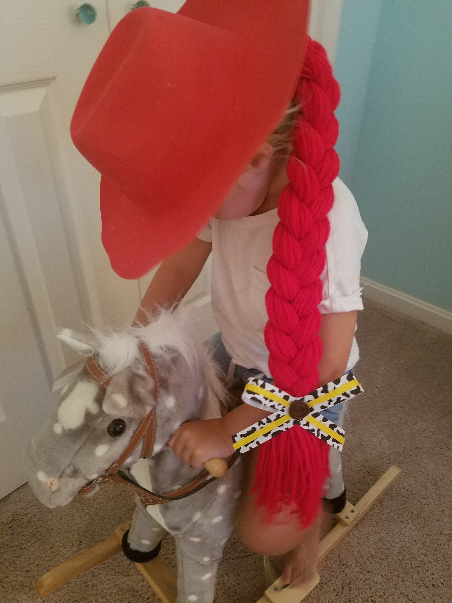 Jessie From Toy Storyinspired Yarn Braid Etsy