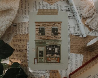 Bookshop Art Print I Bookish I Wall Art I Wall Decor I Library I Aesthetic Art Print I Books