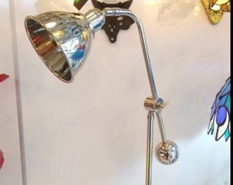 Chrome Desk Lamp Vintage - Student - Architech Lamp -  Decoration Retro