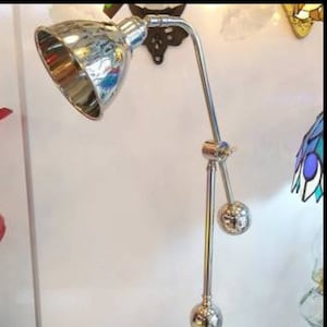 Chrom Schreibtischlampe Vintage - Schüler - Architech Lampe - Dekoration Retro
