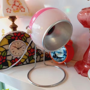 Space Age Eyeball Lamp , Vintage ball lamp , 1970s , popart
