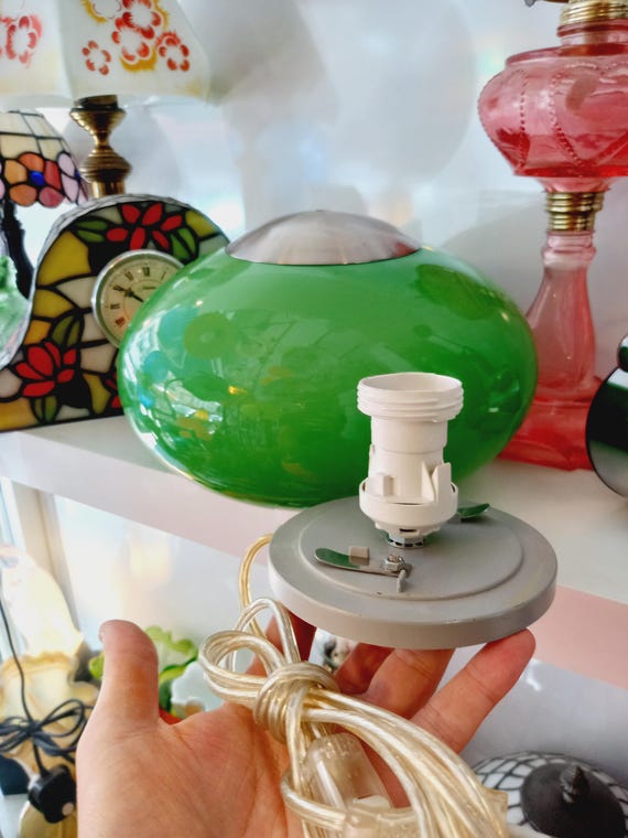 Space Age Opaline Glass Lamp, Eglo Ball Light, UFO Globe Space Age Opaline Glass Lamp, Eglo Ball Light, UFO Globe
