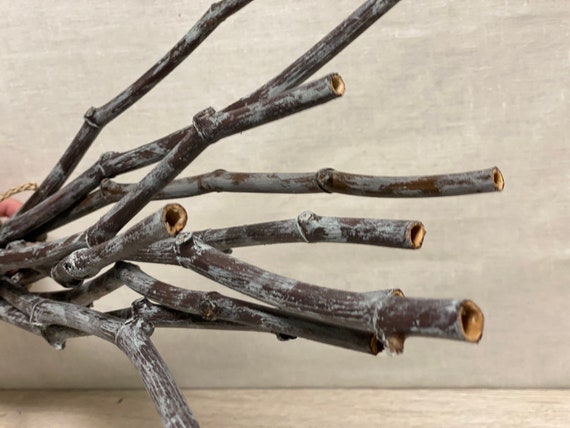 Hand Painted Dried Decorative Branches, Natural Branches, Painted