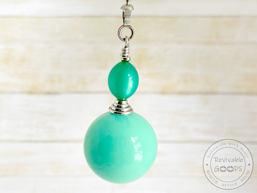Chunky Mint Green Pull Chain Closet Light Pull Ceiling Fan Etsy