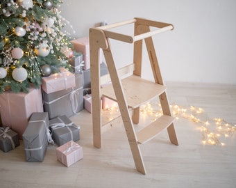 Kitchen tower for toddler. Learning tower. Montessori tower. Kitchen step stool. Montessori furniture. Baby Gift. Gift for kids