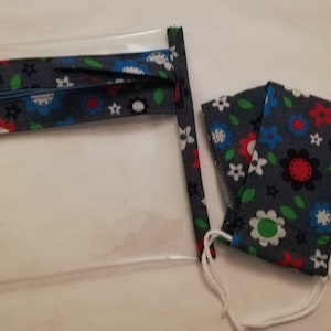 Triple Layer 3D Design Face Mask, Washable, Reusable & Comfortable -Patterned Reusable Face Mask– With Bag- Anti-fog Mask- Cotton Fabric!