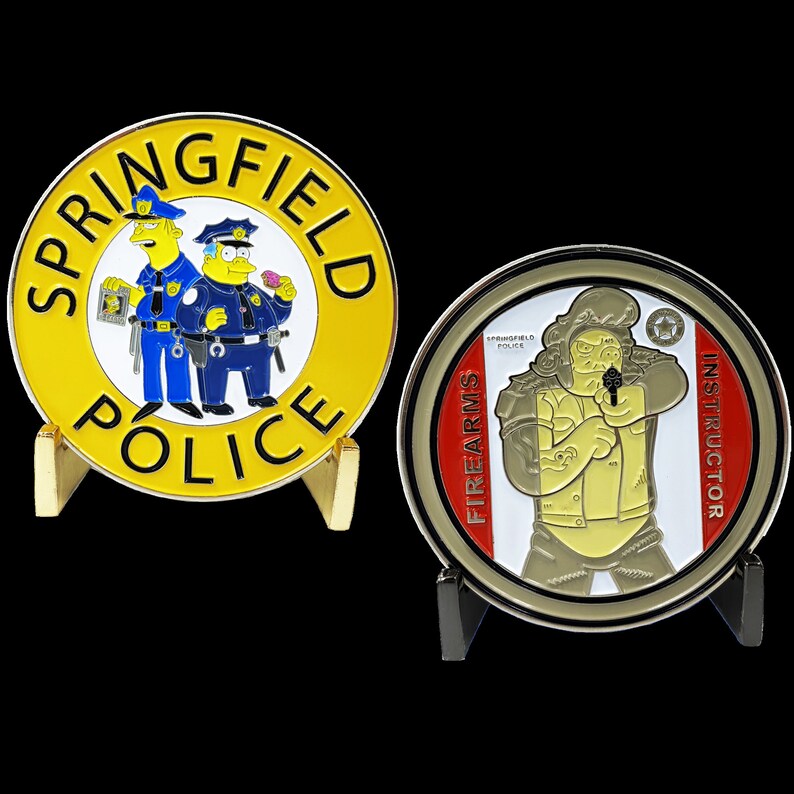 Inspired by the Simpsons Springfield Police Department | Etsy