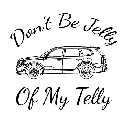Kia Telluride Telly Vector Printable Digital File Telly  Etsy