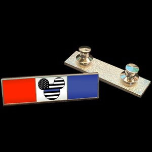 EMT Police Nurse Paramedic Pandemic Commendation Bar Pin Essential