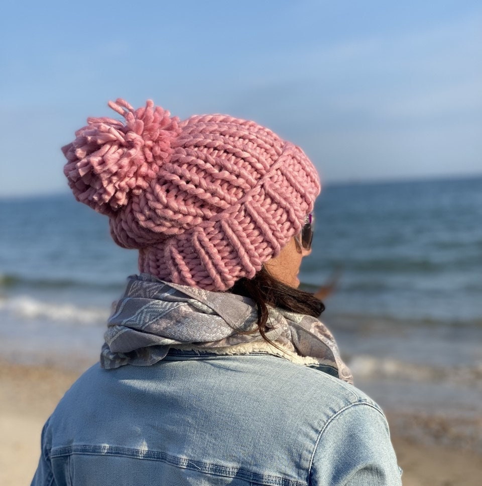 Croyde Bobble Hat Oversized Beanie 