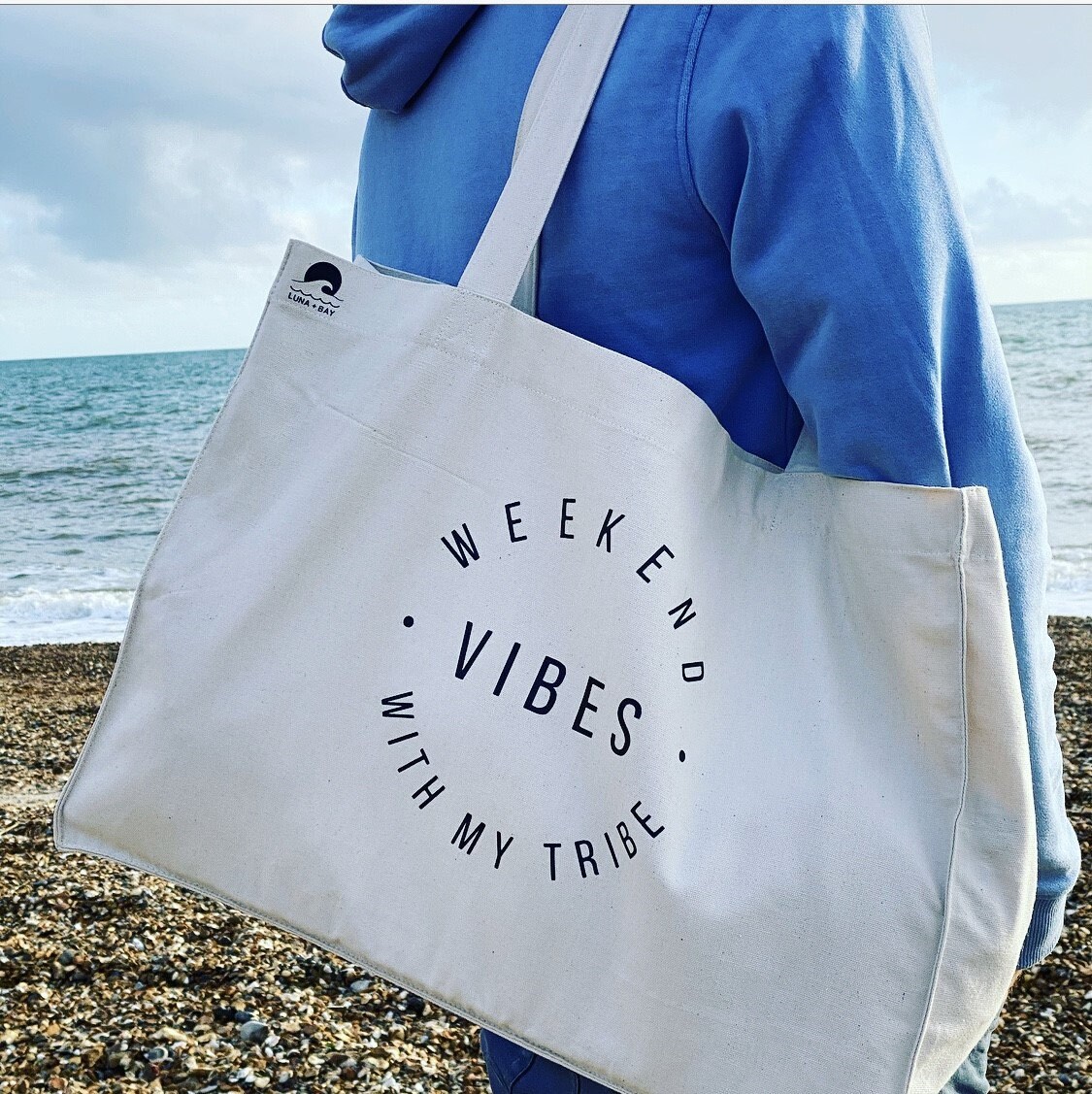 Weekend vibes tote bag Oversized shoulder bag Tote bag Etsy