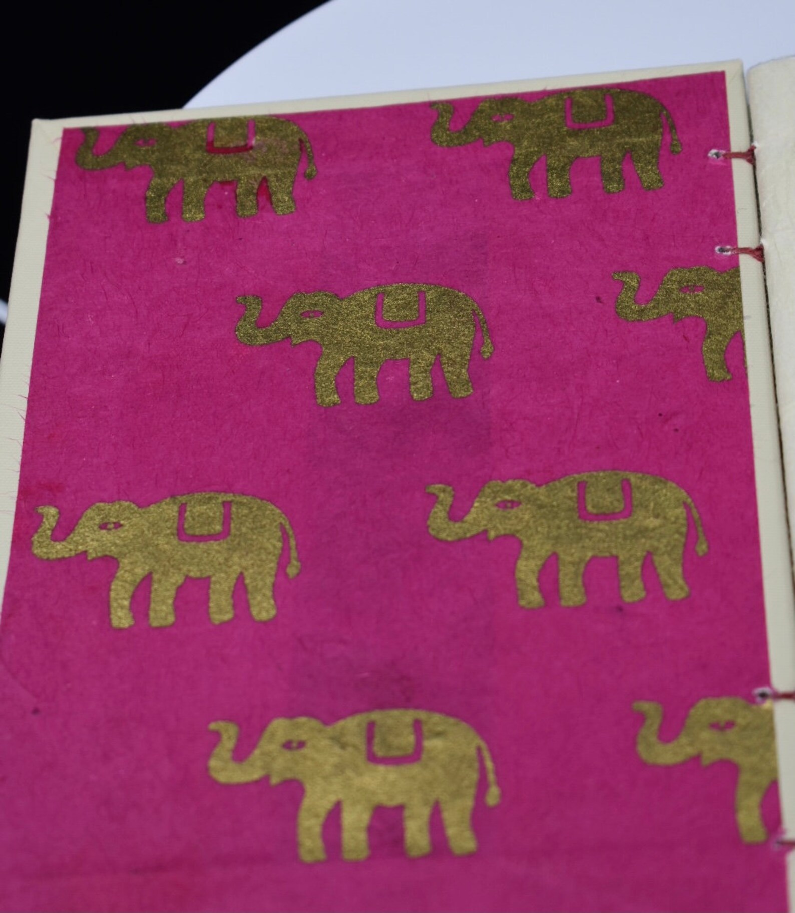 Elephant Coptic Bound Handmade Journal Etsy 