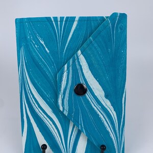 Get Gel pattern hand marbled cloth covered journal or sketchbook