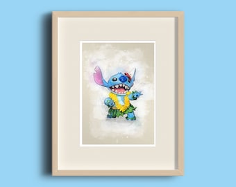 Hawaiian Stitch, Download, Printable, Digital Art