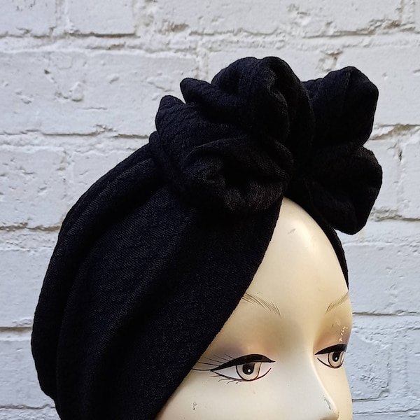 FOLD TURBAN - vintage style rockabilly glamour landgirl 50s 40s 30s