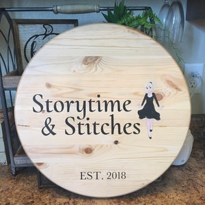 Custom Logo Sign, Round Wood Sign, Round Wood logo Sign, Buissness Name Sign, Personalized Logo Sign.