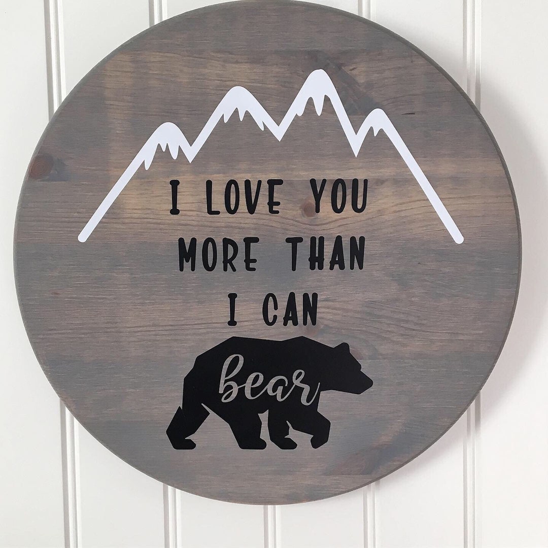 Boy Nursery Sign Nursery Sign Round Wood Door Sign Round Etsy