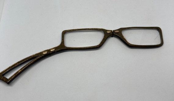 Vintage 1950s Lorgnette Magnifying or Reading Gla… - image 4