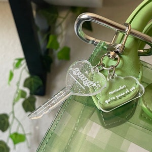 NCT TAEYONG Key Cloud Keychain Acrylic Glitter Charm
