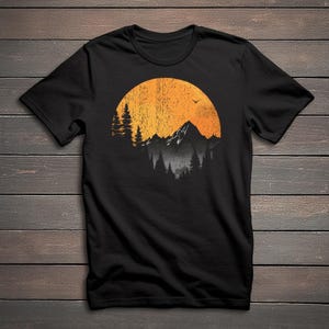 Mountain Sunset T-shirt 1