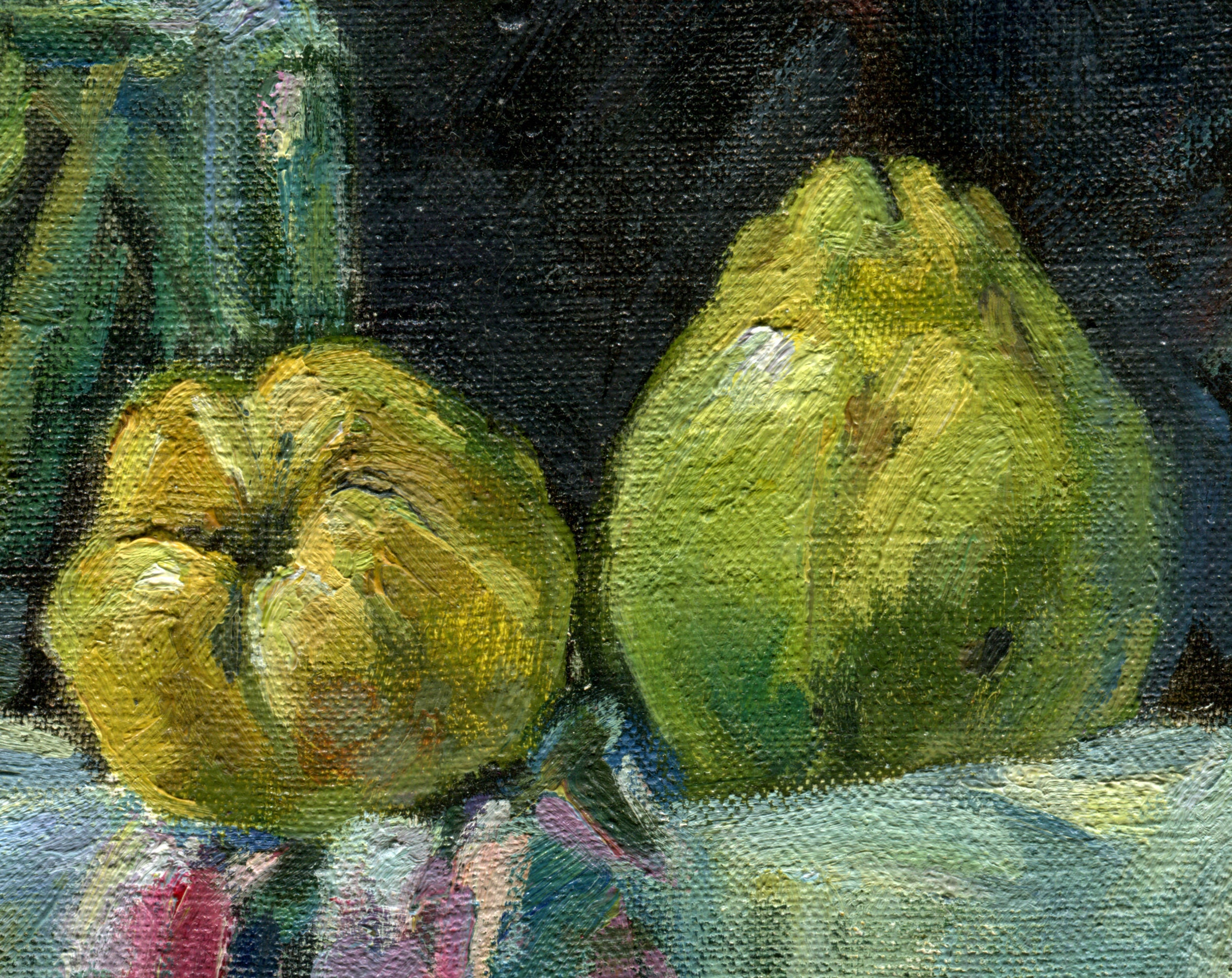 Still life with fruit impressionism oil painting on canvas Etsy