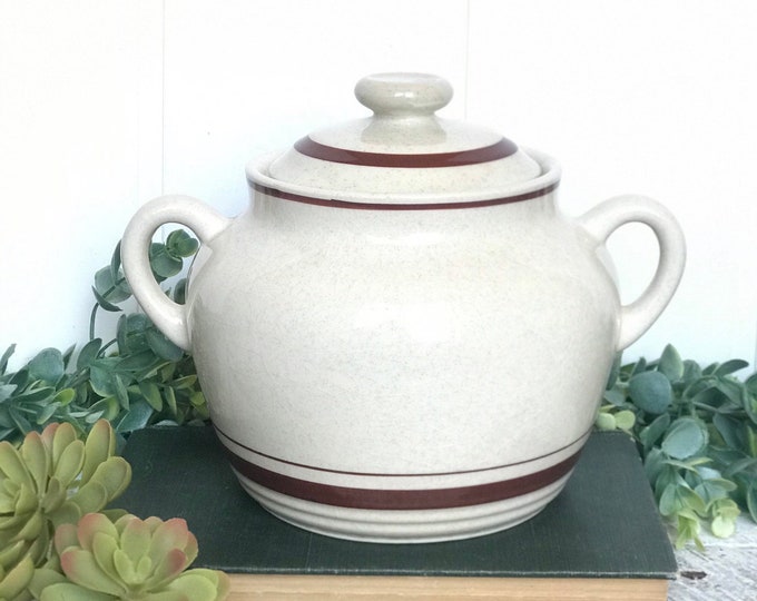 Vintage scandia Bean Pot, Japan, Northland Stoneware Etsy